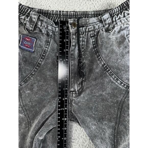 Vintage Academy Denim Joggers Pants Women Juniors 14 Acid Wash 80s 90s‎ - Picture 4 of 11